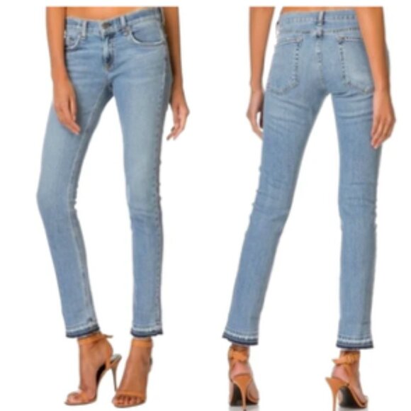 Rag & Bone Dre Kingston Blue Jeans Size 27 - Picture 1 of 7